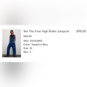 Free People High Roller Jumpsuit